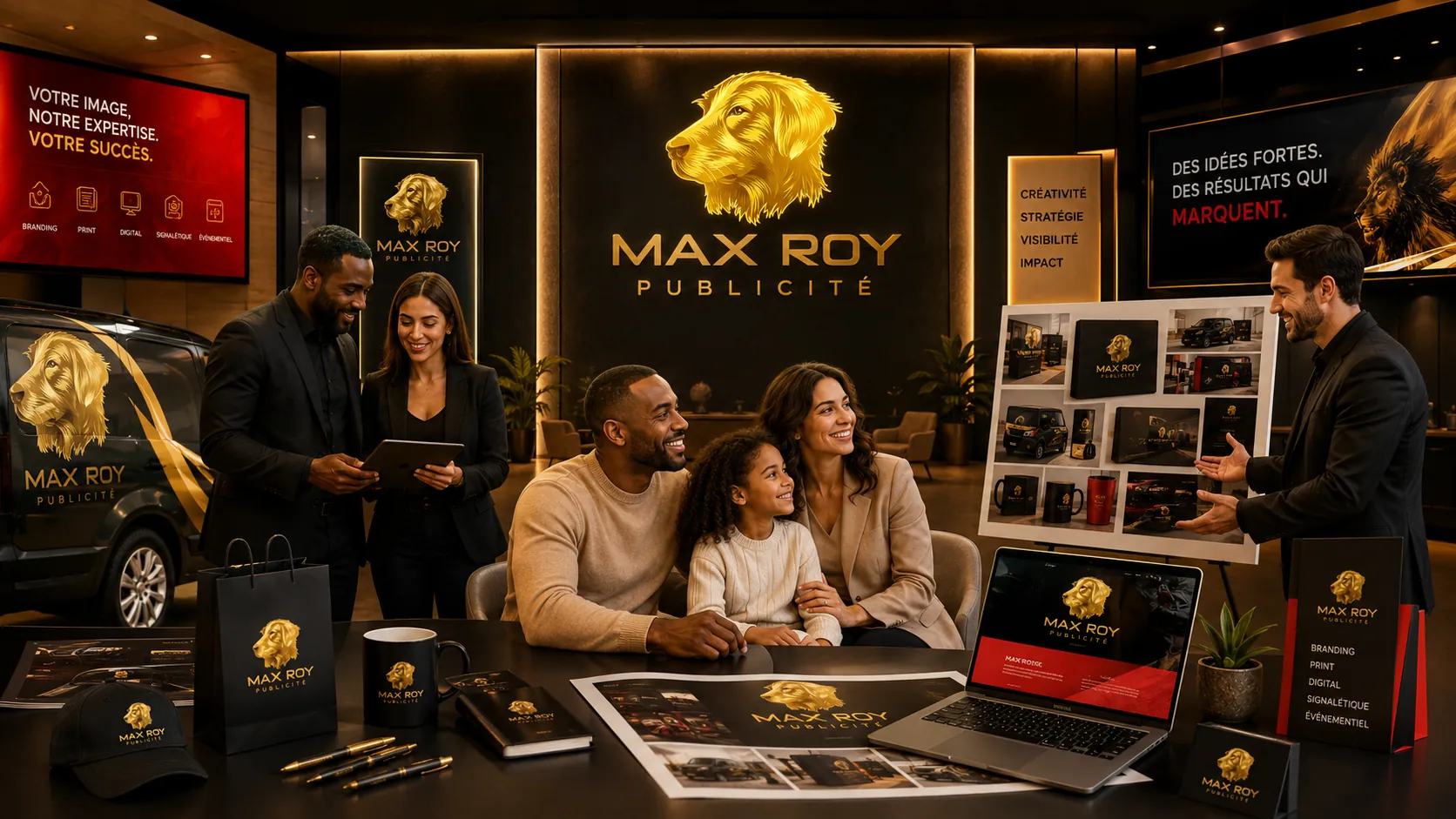 MAX ROY PUBLICITÉ service et réalisation