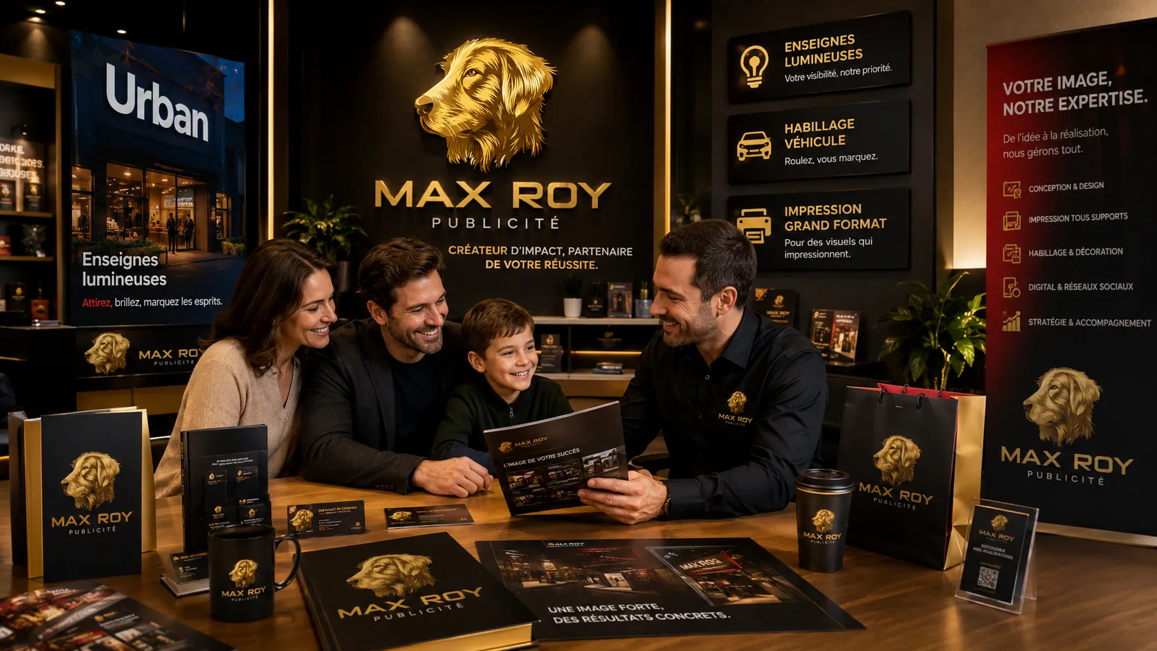 MAX ROY PUBLICITÉ service et réalisation
